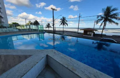 LOCAÇÃO FIXA ! Apartamento frente mar, com área lazer completa no