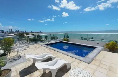 Cond. frente mar, prox. mangai, face sul, 69 m2 com 3 quartos em manaíra - joão pessoa - pb