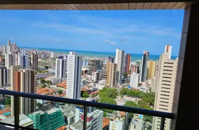 Vista mar, andar alto, possui 81 metros quadrados com 3 quartos em manaíra - joão pessoa - pb