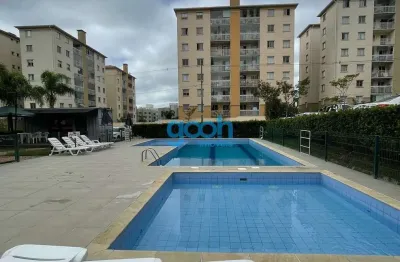 Apartamento em cond. clube, 2 quartos, 2 vagas de estacionamento, bairro capão raso - curitiba/pr