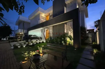 Lindo sobrado à venda no residence condominium ecogarden - maringá pr - 4 suítes e área gourmet completa!
