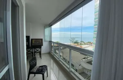 Apartamento com 1 quarto vista mar em praia de itaparica-vila velha-es