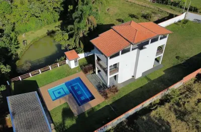 Chácara / sítio com 4 quartos para alugar no recanto caeté, são josé dos campos  por r$ 4.000