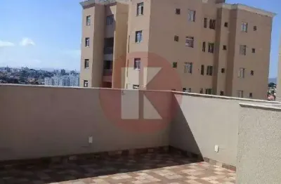 Cobertura 2 quartos, suíte e 2 vagas no bairro santa mônica-belo horizonte!