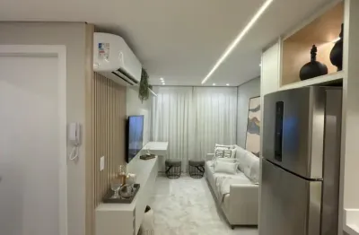 Lindo apartamento de 01 dormitório mobiliado no centro -proximo fae.