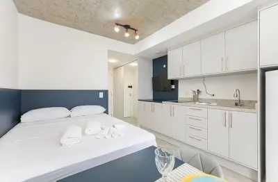 Stúdio totalmente  mobiliado -próximo a puc-pronto para morar.