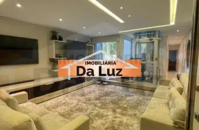 Cobertura padrão super alto - 3 dormts - 1 suite master - 3 vagas - 220m² - bairro campestre - santo