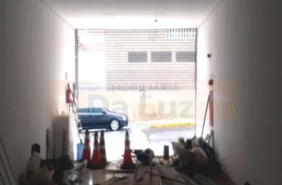 Salão comercial para locação, 49m², pé direito alto, porta enrolar, nova gerty, são caetano do sul.