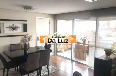 Apartamento alto padrão 03 suítes, área gourmet, 128m²  centro / santo andré