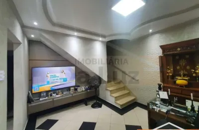 Casa com 4 quartos à venda na rua são boaventura, 222, vila scarpelli, santo andré, 140 m2 por r$ 700.000