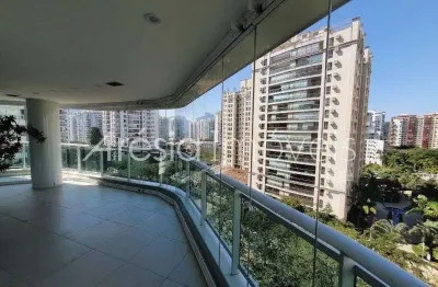 Apartamento com 4 dormitórios à venda, 402 m² por r$ 5.190.000,00 - península - rio de janeiro/rj