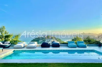Casa com 6 suítes, 626 m² - venda por r$ 15.000.000 ou aluguel por r$ 54.975/mês - joá - rio de janeiro/rj