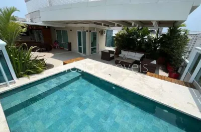 Cobertura com 3 dormitórios para alugar, 290 m² por r$ 31.568,00/mês - península - rio de janeiro/rj
