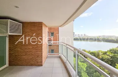 Apartamento com 3 quartos, 1 suíte para alugar, 100 m² por r$ 9.928/mês - península - rio de janeiro/rj