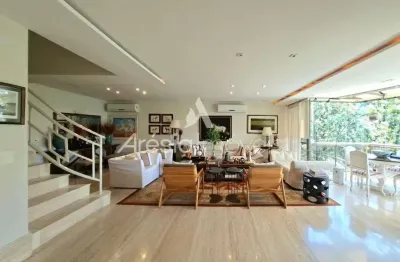 Cobertura com 5 suítes à venda por r$ 13.950.000 - jardim oceânico - rio de janeiro/rj