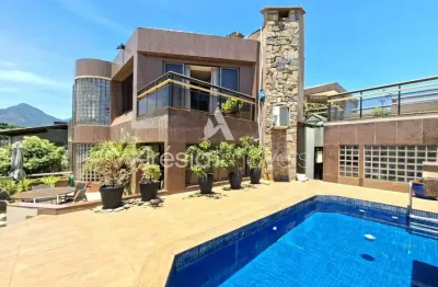 Cobertura com 5 suítes à venda, 593 m² por r$ 4.900.000 - jardim oceânico - rio de janeiro/rj