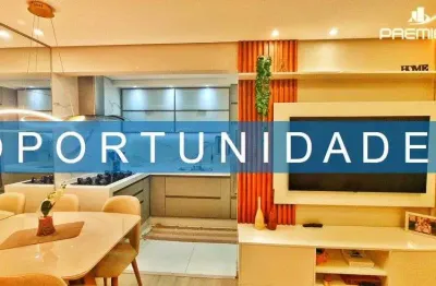 Apartamento com fino acabamento res. harmonia 52 m², 2 dorms, cozinha estilo americana