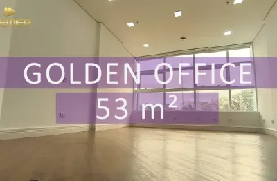 Sala comercial de 53m² para locação, com 2 banheiros, 1 vaga - ed. golden office - em jundiaí sp