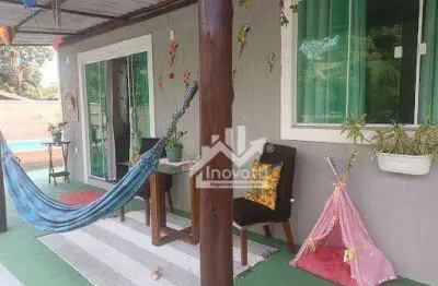 Casa com 2 dormitórios à venda, 134 m² por r$ 450.000,00 - jacaroá - maricá/rj