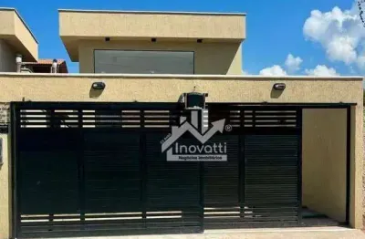 Casa com 3 dormitórios (1 suíte) à venda, 109 m² por r$ 600.000 - jardim atlântico central (itaipuaçu) - maricá/rj