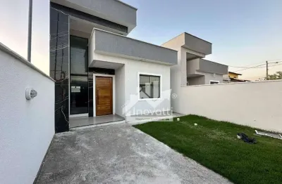 Casa com 2 dormitórios à venda, 86 m² por r$ 499.000,00 - jardim atlântico oeste (itaipuaçu) - maricá/rj