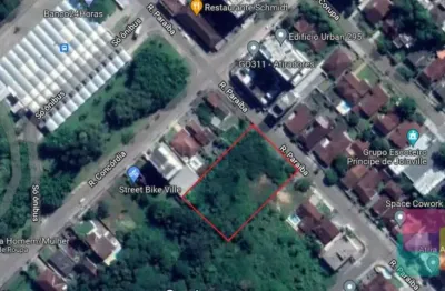 Terreno à venda na rua paraíba, --, anita garibaldi, joinville por r$ 3.000.000