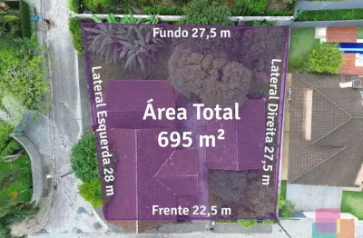 Terreno à venda na rua frei caneca, --, américa, joinville por r$ 980.000