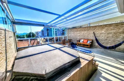 Linda cobertura de 128m² com jacuzzi à venda, no bairro valparaíso em santo andré/sp!  próximo a faculdade fundação!