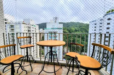 Belo apartamento de 95m² à 200m da praia das pitangueiras no guarujá/sp!  amplo apartamento com 3 dormitórios