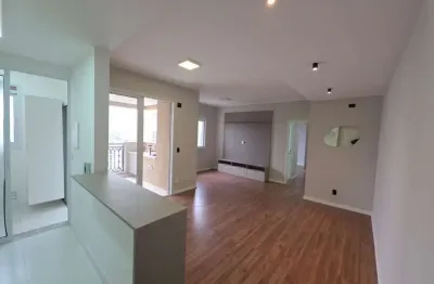 Apartamento 1 suíte no Jardim Santo André-SP: 1 quarto, 2 salas, 3 banheiros, 2 vagas - 75m² de puro conforto!