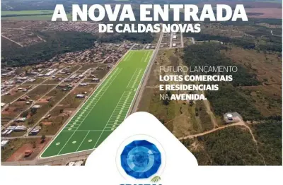 Lotes comerciais parcelados em avenida pronta para o comércio em caldas novas