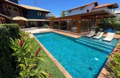 Casa em dois lotes a venda Condomínio Bougainville II piscina aquecida