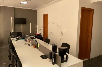 Sala comercial com 1 sala à venda na avenida copacabana, 112, empresarial 18 do forte, barueri por r$ 400.000
