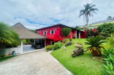 Casa em condomínio fechado com 5 quartos para alugar na rua tiradentes, 97, parque vila rica, santana de parnaíba por r$ 8.000