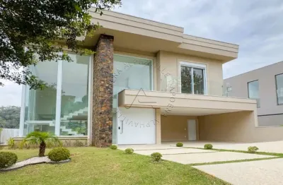 Casa em condomínio fechado com 4 quartos para alugar na alameda das aroeiras, 389, alphaville, santana de parnaíba por r$ 48.000