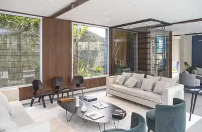 Casa em condomínio fechado com 4 quartos para alugar na alameda dos jatobás, 153, alphaville, santana de parnaíba por r$ 40.000