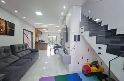 Casa em condomínio fechado com 3 quartos à venda na rua aimirim, 27, villas do jaguari, santana de parnaíba por r$ 1.068.000