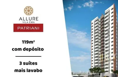 Apartamento com 3 quartos à venda na Rua Padre Rodolfo, Vila Ema, São José dos Campos