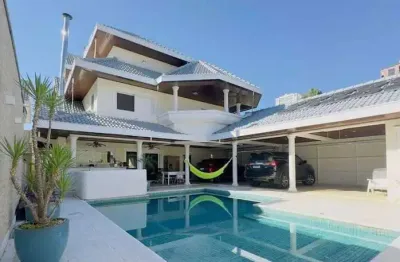 Casa com 5 dormitórios à venda, 496 m² por r$ 4.000.000,00 - jardim aquarius - são josé dos campos/sp