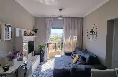 Apartamento com 2 dormitórios à venda, 64 m² por r$ 385.000 - edifício terras de santana em santana - são josé dos campos/sp