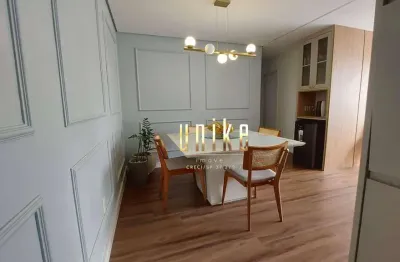 Apartamento semi mobiliado com 3 dormitórios à venda, 72 m² por r$ 750.000 - edifício colinas são josé no jardim das colinas - são josé dos campos/sp