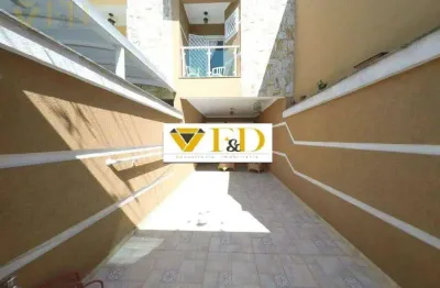 Sobrado à venda em são paulo, cidade patriarca, com 3 suítes, com 110 m²