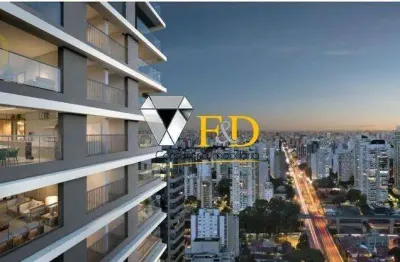 Apartamento à venda em são paulo, campo belo, com 2 suítes, com 77 m², vista campo belo