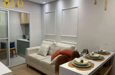 Apartamento à venda em são paulo, parque das paineiras, com 2 quartos, com 40 m², cristalino