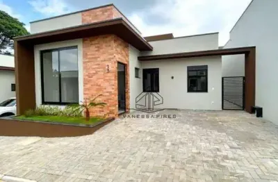 Casa em condomínio, com 03 dormitórios, ao lado da av lucas em atibaia