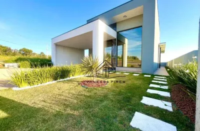 Casa térrea de alto padrão em condominio fechado em atibaia