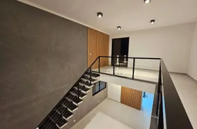 Casa terrea imponente com pe direito alto mezanino 03 suites