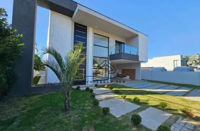 Sobrado com 04 belas suites moderno em condominio clube em atibaia