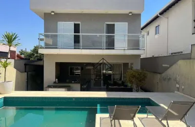 Sobrado 04 suites mobiliado condominio terras de atibaia com piscina