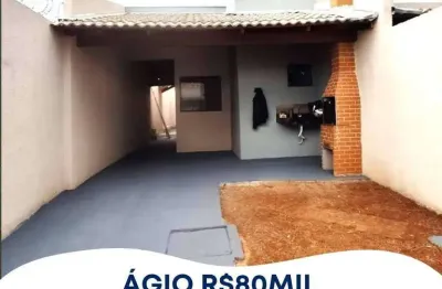 Ágio casa 3 qts sendo um suíte localizada no res. Prado - senador canedo